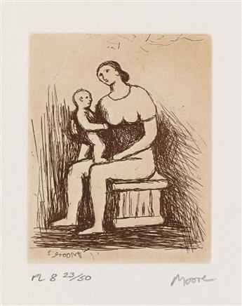 HENRY MOORE Mother and Child.